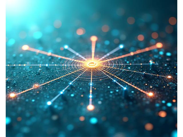 AI 알고리즘 시각화, 복잡한 데이터 분석 과정을 보여주는 인포그래픽