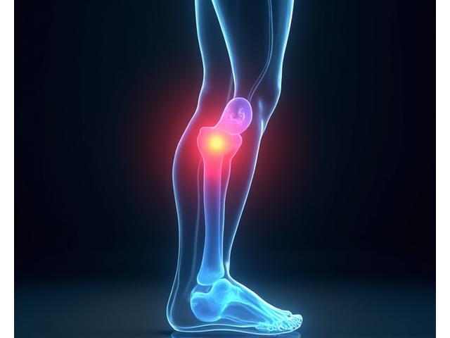 여성 인체도에 무릎, 발목 등 부상 위험 부위가 강조된 시각화