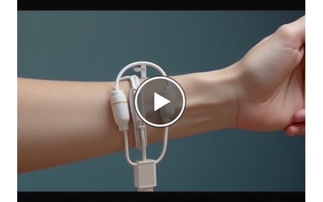 선수가 웨어러블 센서 활용법을 설명하는 스크린샷