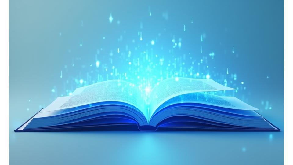 개방된 문서와 투명성을 상징하는 그래픽