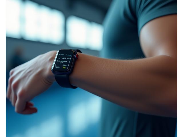 소어앤션 웨어러블 센서의 360도 뷰, 운동선수가 착용하고 있는 모습